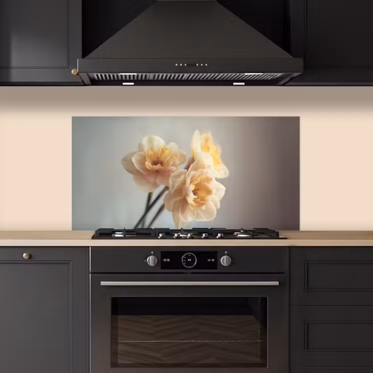 Narcissen - Geel - Bloemblaadjes keuken achterwand spatscherm middel -sfeer1