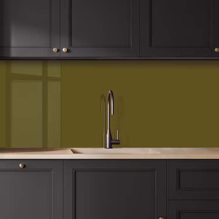 Dark - Olive - Groen keuken achterwand 2 middel 871 -sfeer1