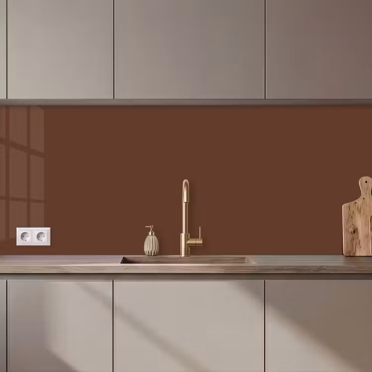 Deep - Clay - Brown - Bruin keuken achterwand 2 middel 871 zz_3dshopping