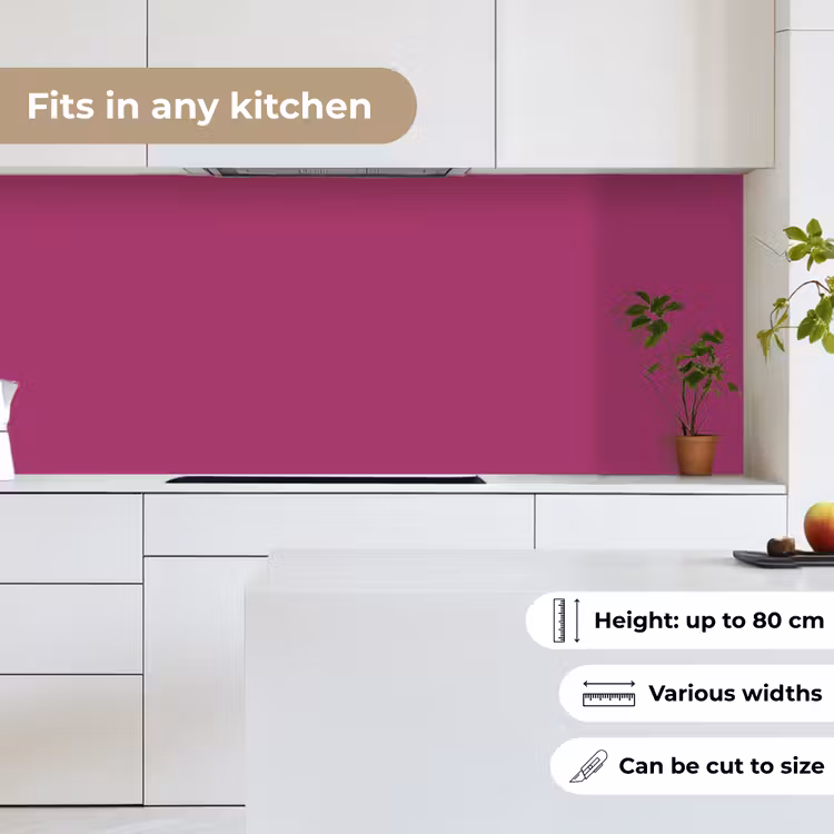 Deep - Magenta - Paars keuken achterwand 2 middel 871 -sfeer4_UK