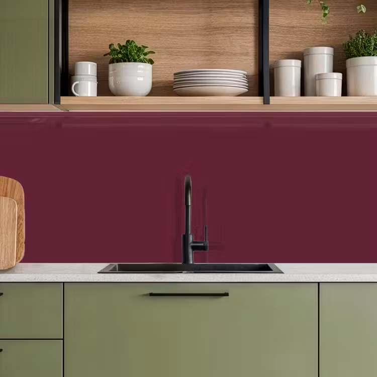 Deep - Plum - Paars keuken achterwand 2 middel 871 -sfeer3