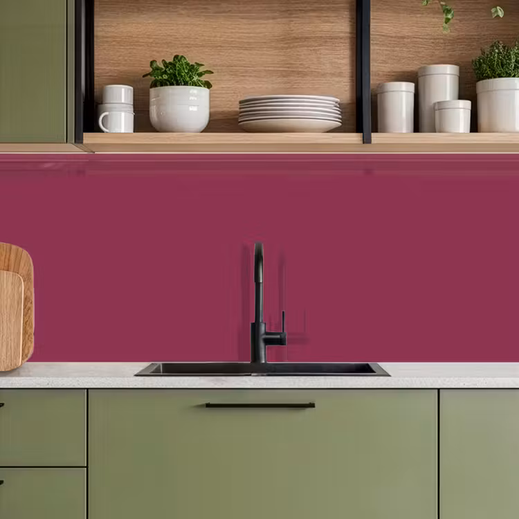 Deep - Rasberry - Rood keuken achterwand 2 middel 871 -sfeer3