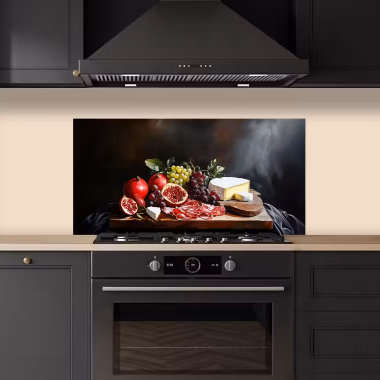 Borrelplank - Stilleven - Vintage keuken achterwand spatscherm middel -sfeer1
