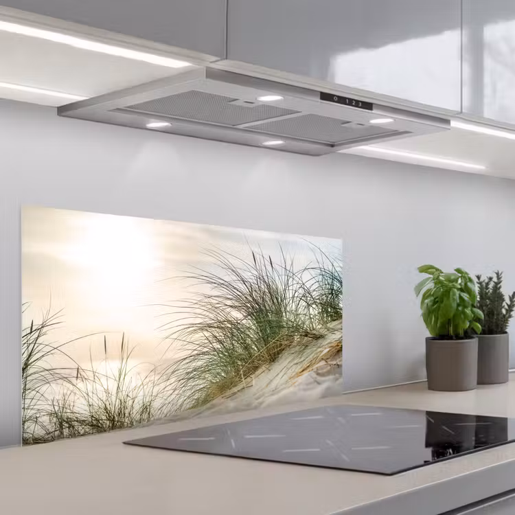 Duin - Waddeneilanden - Water keuken achterwand spatscherm middel -3d_schuin