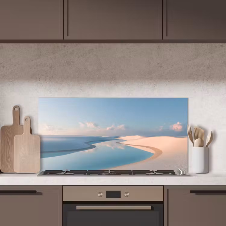 Duinen - Waterplas - Oneindige rust keuken achterwand spatscherm middel -sfeer2