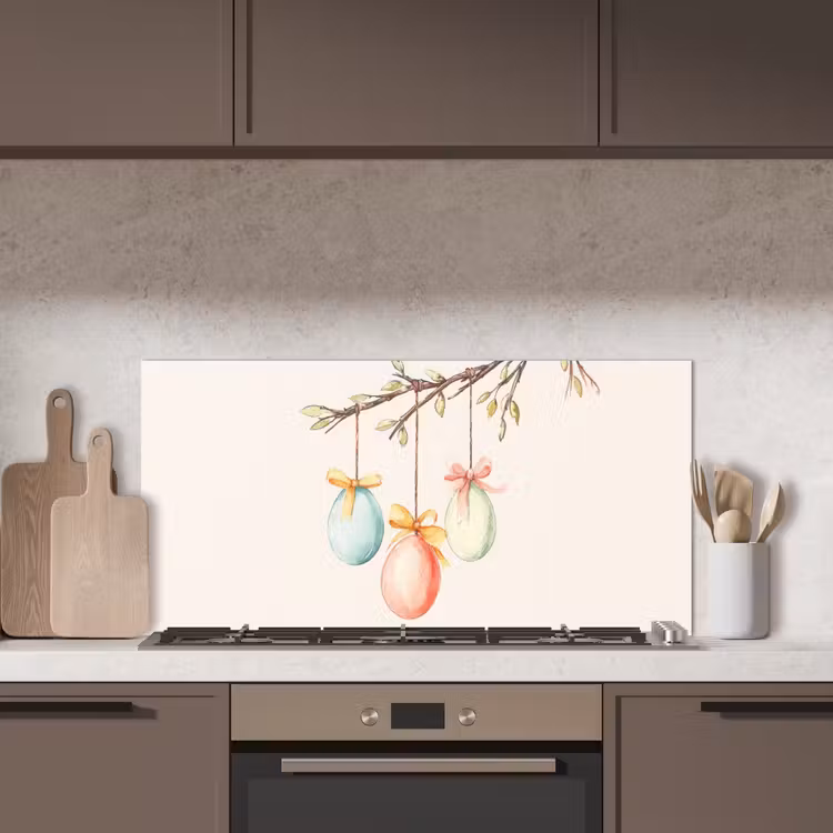 Paastak - Strikje - Eieren keuken achterwand spatscherm middel -sfeer2