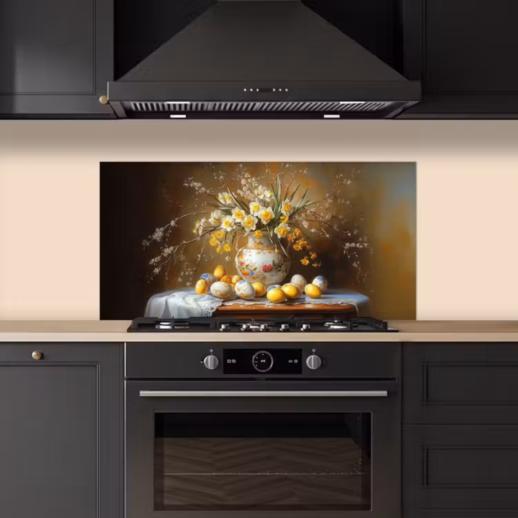Paaseieren - Stilleven - Vaas keuken achterwand spatscherm middel -sfeer1