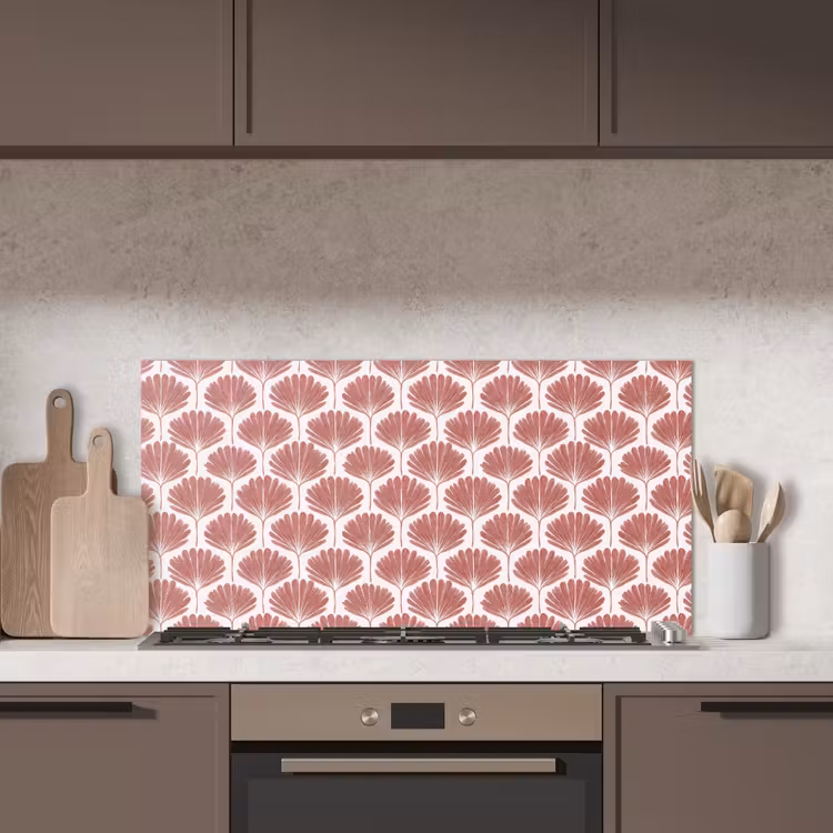 Waaier - Motief - Terra keuken achterwand spatscherm middel 899 -sfeer2