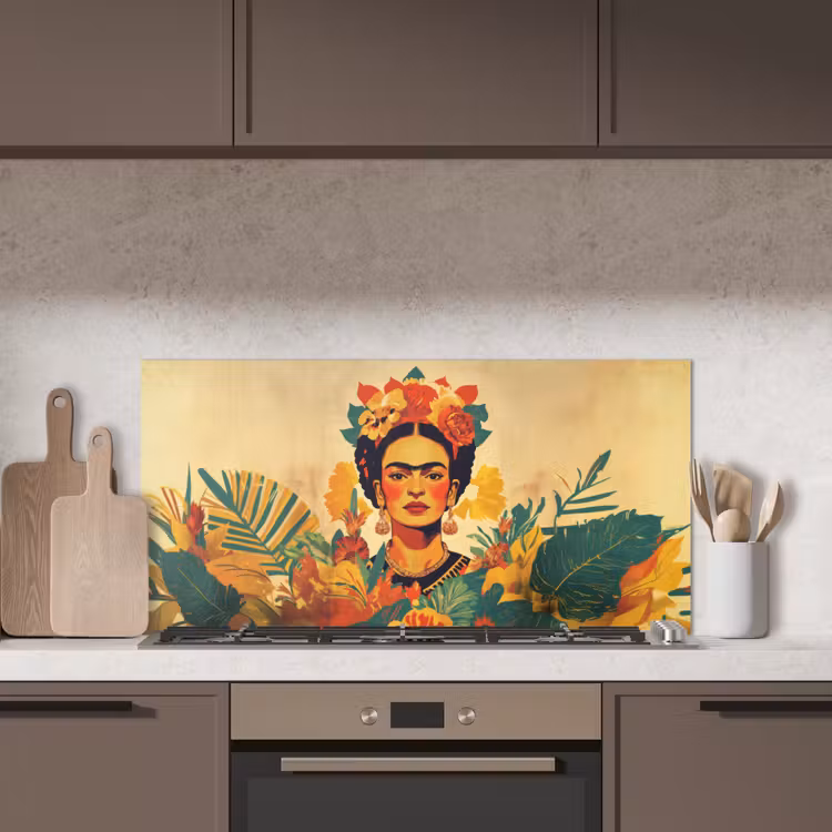 Vrouwelijk - Bloemen - Sieraden keuken achterwand spatscherm middel -sfeer2