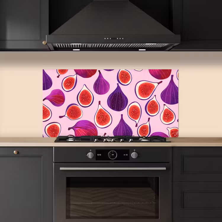 Vijgen - Roze - Paars keuken achterwand spatscherm middel -sfeer1