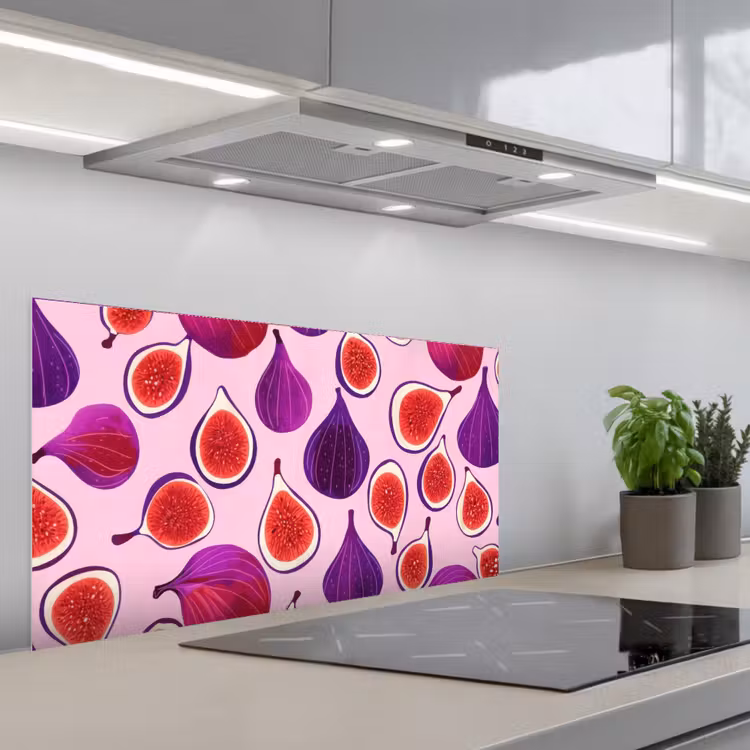 Vijgen - Roze - Paars keuken achterwand spatscherm middel -3d_schuin