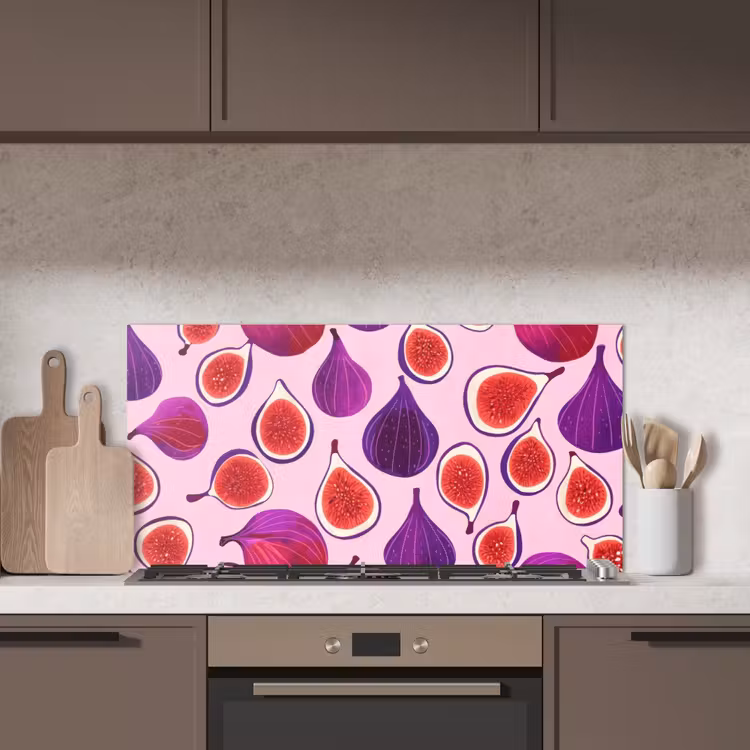 Vijgen - Roze - Paars keuken achterwand spatscherm middel -sfeer2