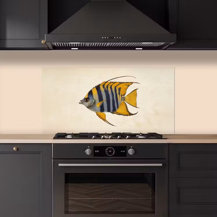 Vis - Sierlijk - Vinnen - Illustratie keuken achterwand spatscherm middel -sfeer1