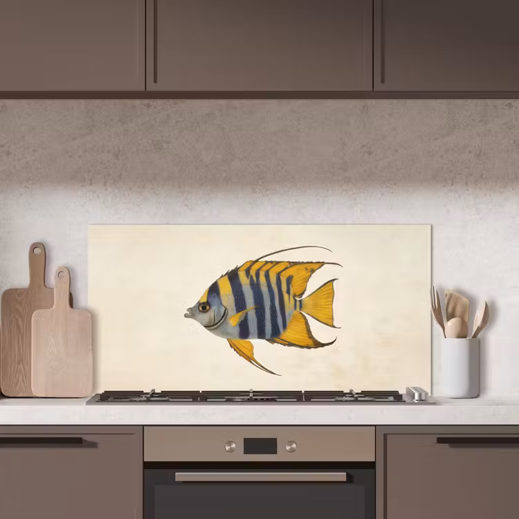 Vis - Sierlijk - Vinnen - Illustratie keuken achterwand spatscherm middel -sfeer2