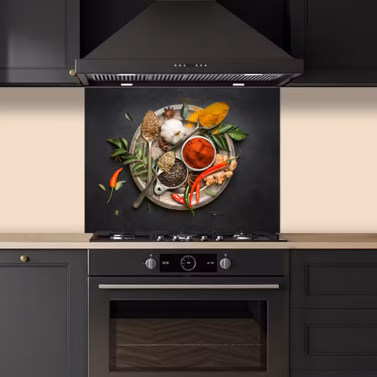 Smakenpalet keuken achterwand spatscherm middel -sfeer1