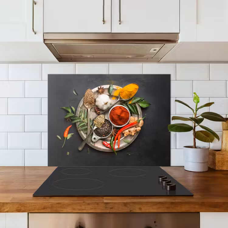 Smakenpalet keuken achterwand spatscherm middel -sfeer2