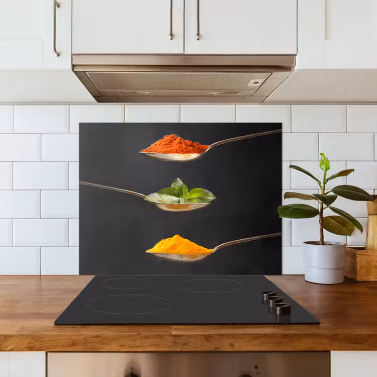 Zwevende Smaakaccenten keuken achterwand spatscherm middel -sfeer2
