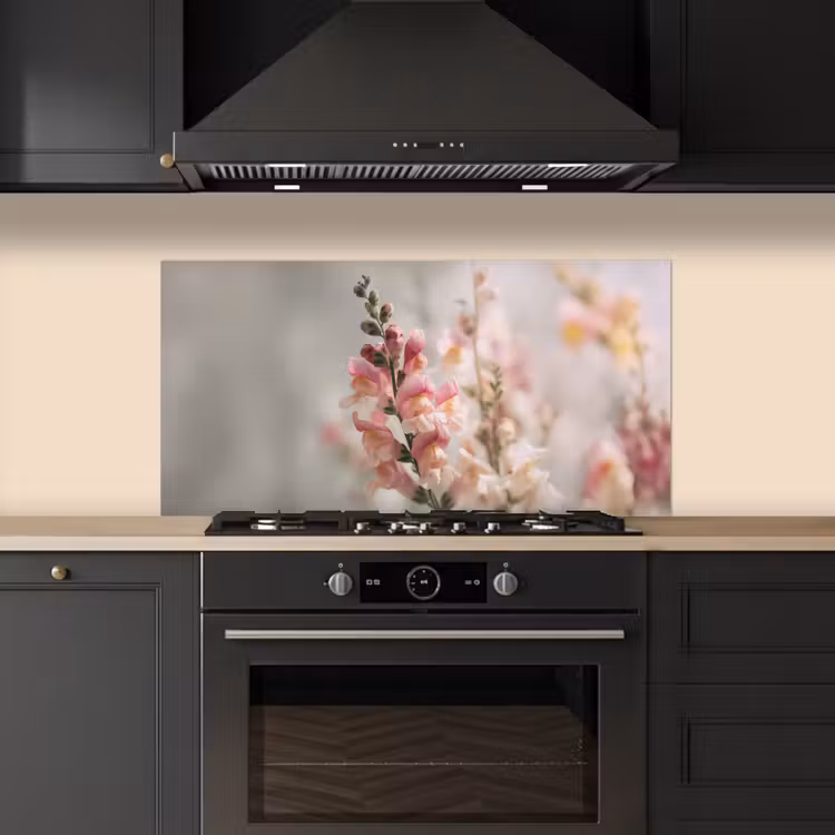 Bloem - Leeuwenbek - Roze - Stengel keuken achterwand spatscherm middel -sfeer1