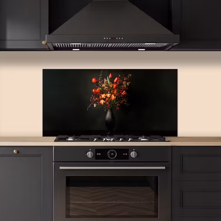 Bloemen - Takken - Boeket keuken achterwand spatscherm middel -sfeer1
