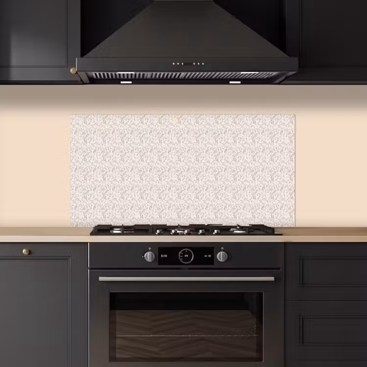 Bloemen - Patroon - Taupe keuken achterwand spatscherm middel 899 -sfeer1