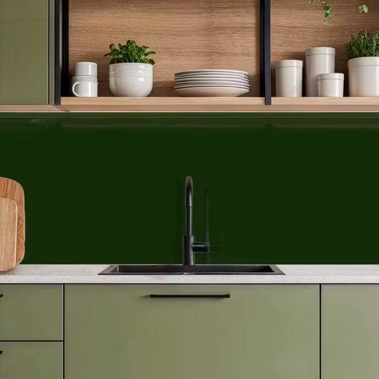 Forest - Green - Groen keuken achterwand 2 middel 871 -sfeer3