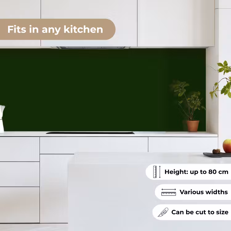 Forest - Green - Groen keuken achterwand 2 middel 871 -sfeer4_UK