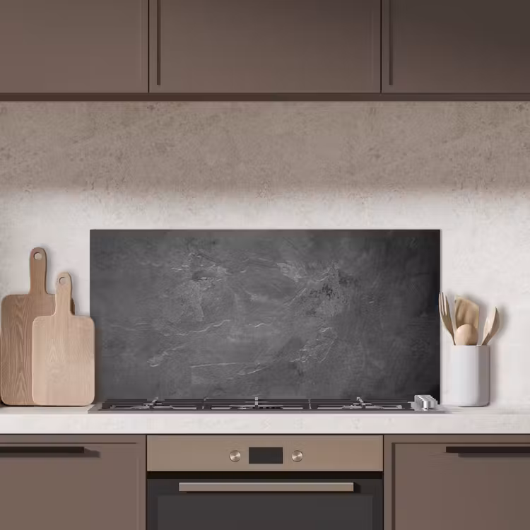 Vergeten Betonnen Canvas keuken achterwand spatscherm middel -sfeer2