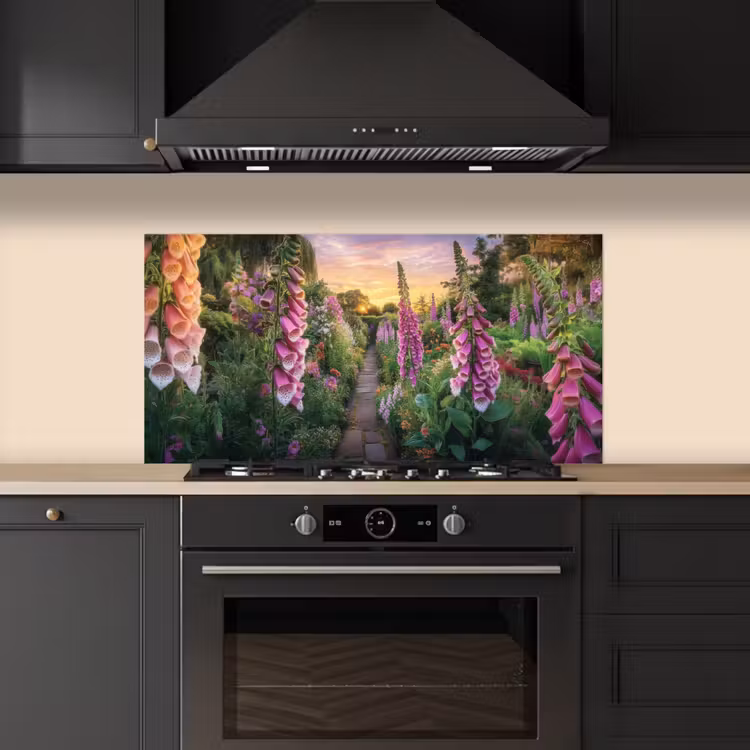 Vingerhoedskruid - Bloemen - Tuin keuken achterwand spatscherm middel -sfeer1