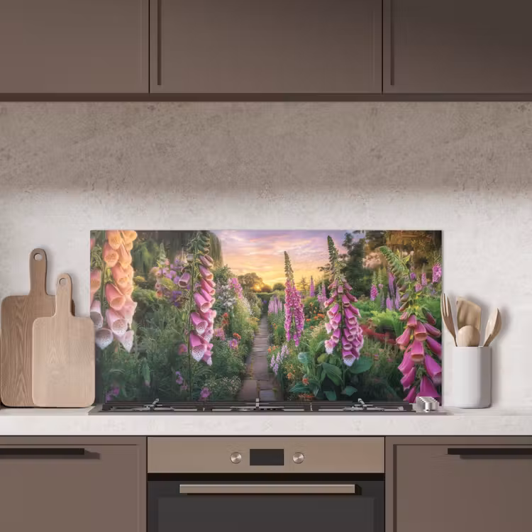 Vingerhoedskruid - Bloemen - Tuin keuken achterwand spatscherm middel -sfeer2