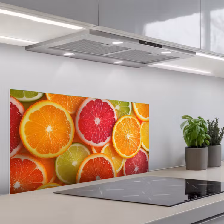 Fruit - Kleurrijk - Close up keuken achterwand spatscherm middel -3d_schuin