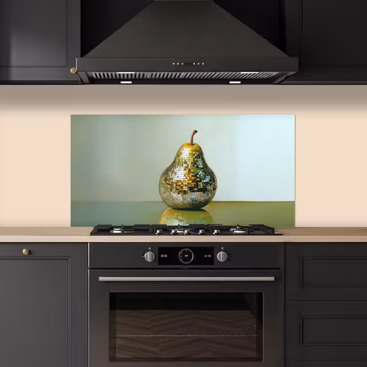 Fruit - Disco - Art - Glitter keuken achterwand spatscherm middel -sfeer1