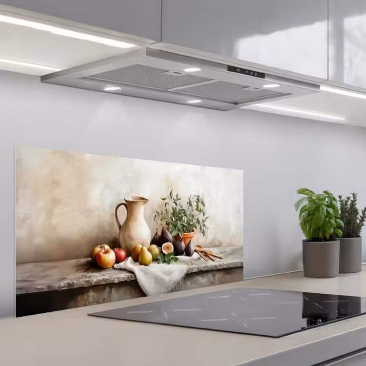 Fruit - Kruiden - Landelijk keuken achterwand spatscherm middel -3d_schuin