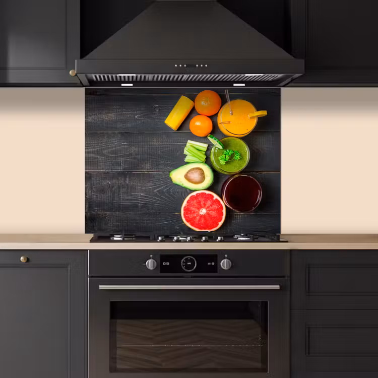 Fruit - Smoothie - Industrieel - Zomer keuken achterwand spatscherm middel -sfeer1
