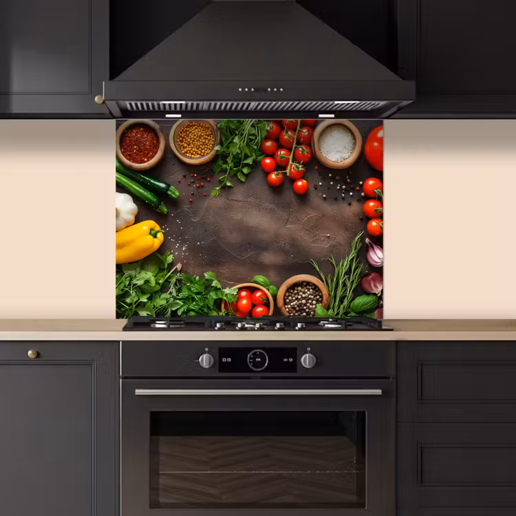 Tuin van Versheid keuken achterwand spatscherm middel -sfeer1
