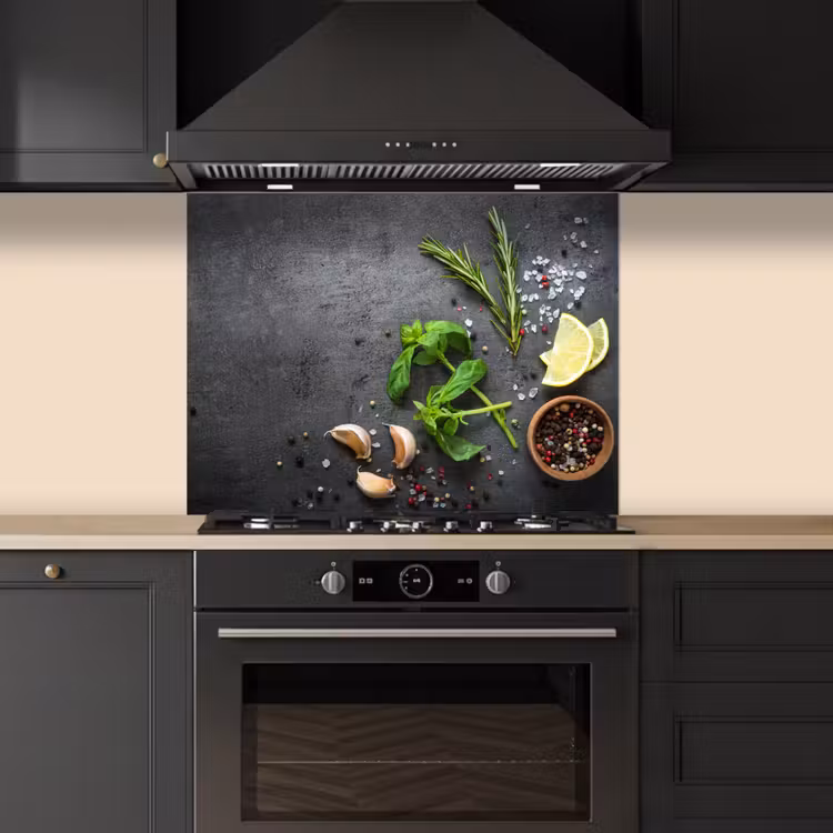 Gastronomisch Stilleven keuken achterwand spatscherm middel -sfeer1