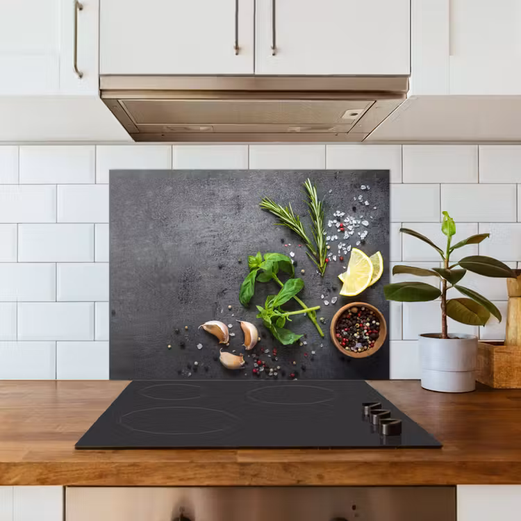Gastronomisch Stilleven keuken achterwand spatscherm middel -sfeer2