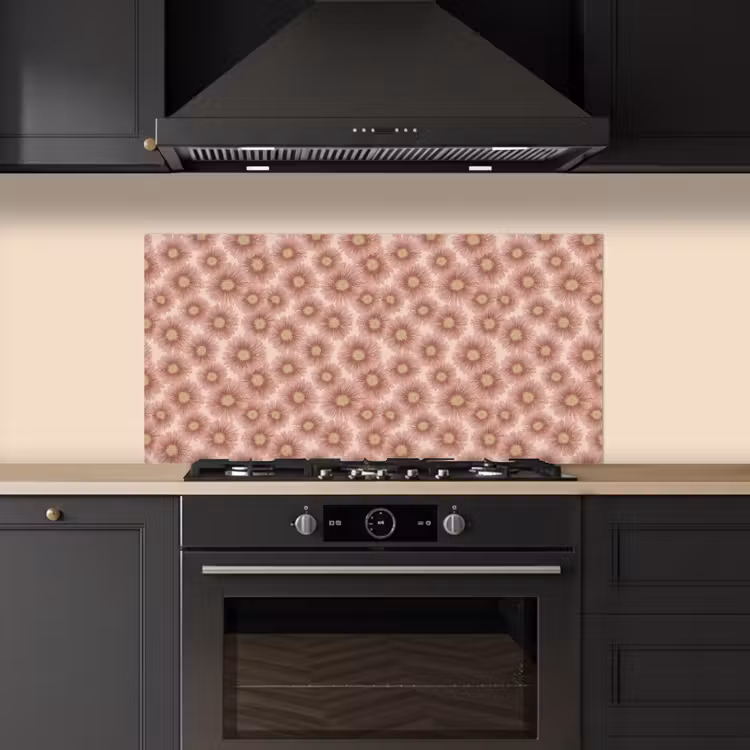 Gerbera - Bloemen - Roze keuken achterwand spatscherm middel 899 -sfeer1