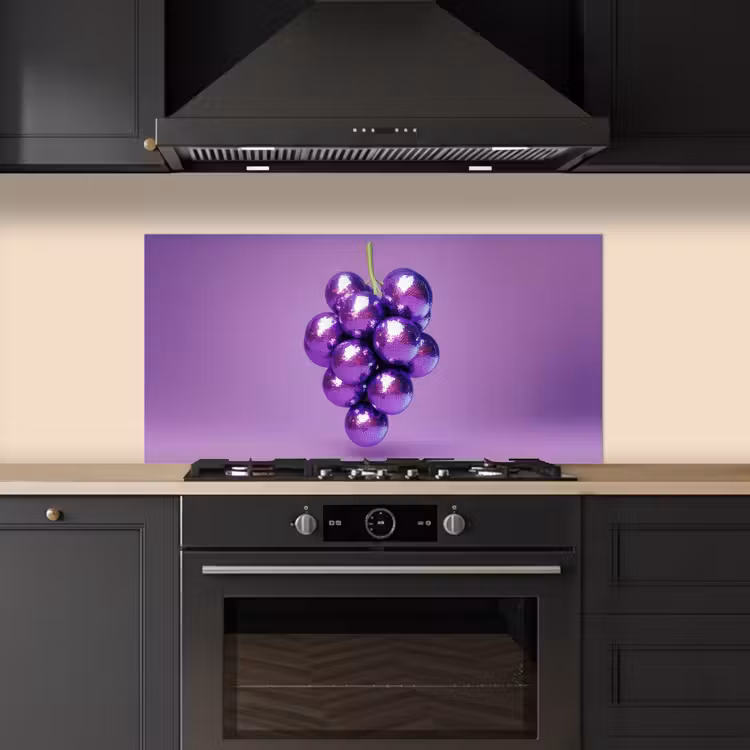 Druif - Disco - Glitter - Paars keuken achterwand spatscherm middel -sfeer1