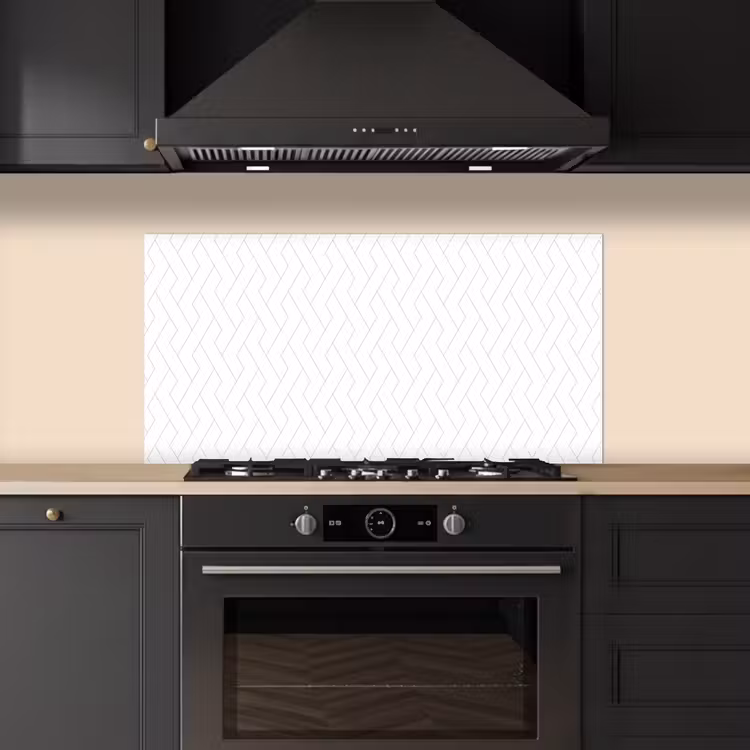 Grafisch - Patroon - Modern keuken achterwand spatscherm middel 899 -sfeer1