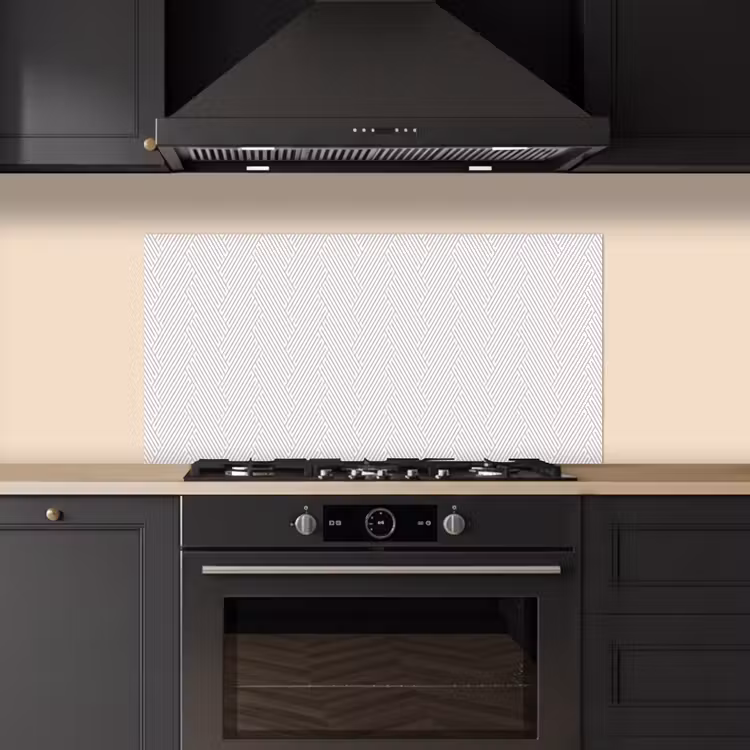 Grafisch - Patroon - Modern keuken achterwand spatscherm middel 899 -sfeer1