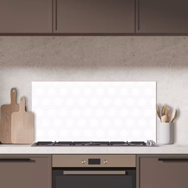 Grafisch - Patroon - Modern keuken achterwand spatscherm middel 899 -sfeer2