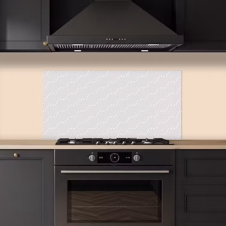 Grafisch - Patroon - Modern - Geometrisch keuken achterwand spatscherm middel 899 -sfeer1