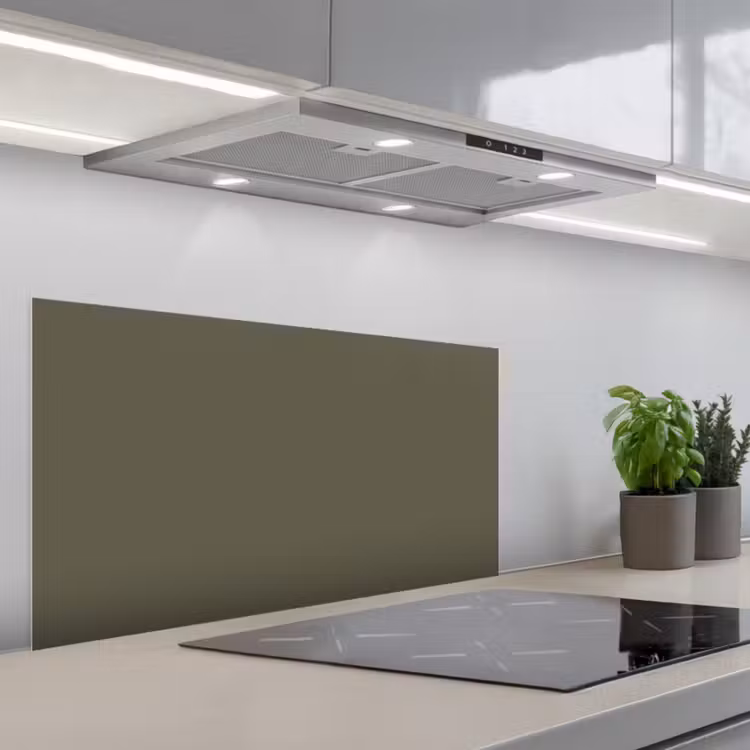 Grijs - Warm - Herfst keuken achterwand spatscherm middel 899 -3d_schuin