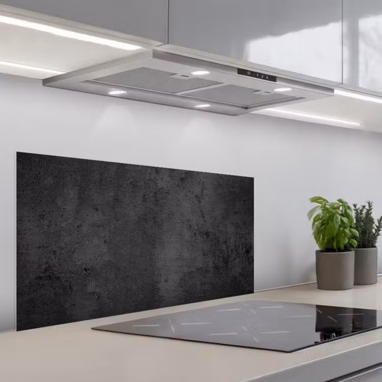 Verborgen in de Schaduw keuken achterwand spatscherm middel -3d_schuin