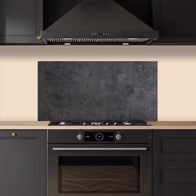 Industrieel - Leisteen - Grijs - Structuur - Beton keuken achterwand spatscherm middel -sfeer1