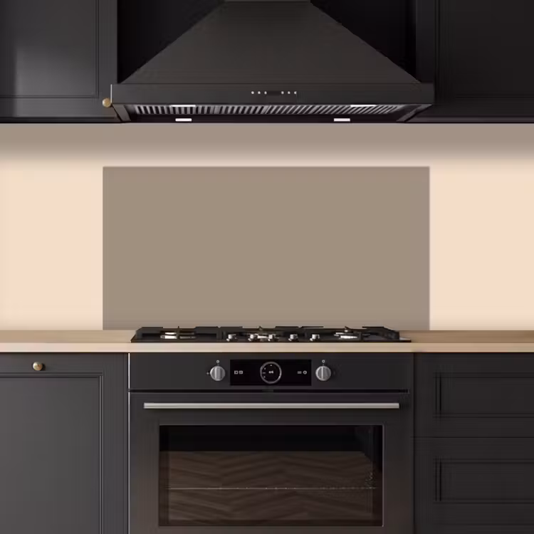 Interieur - Kleuren - Beige keuken achterwand spatscherm middel 899 -sfeer1