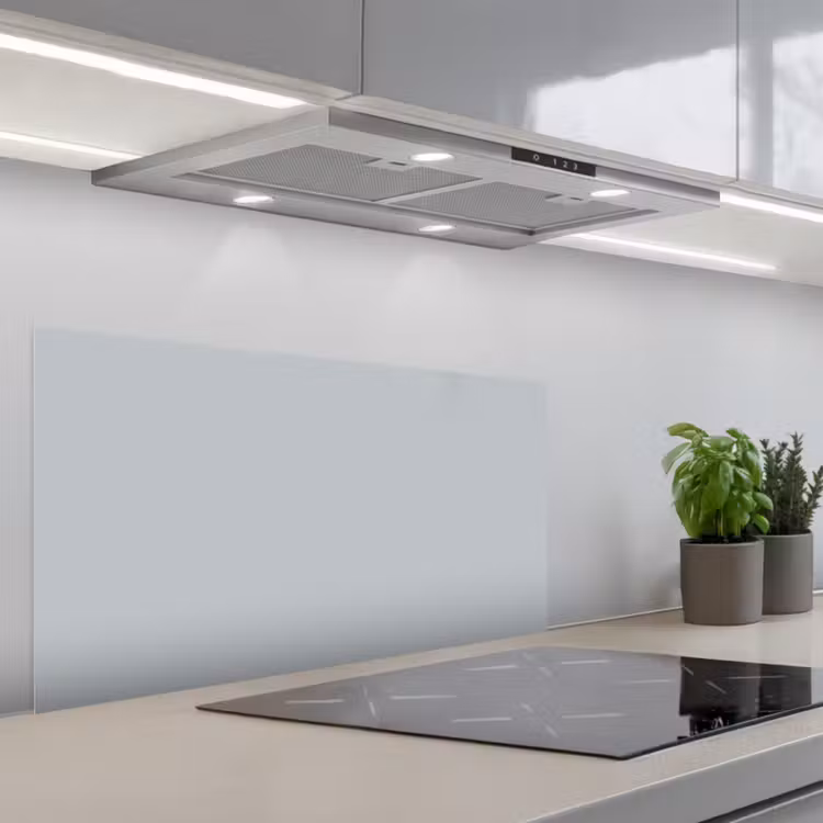 Interieur - Grijs - Licht keuken achterwand spatscherm middel 899 -3d_schuin