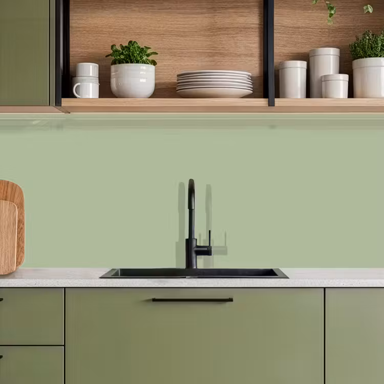 Spring - Sprint - Groen keuken achterwand 2 middel 871 -sfeer3
