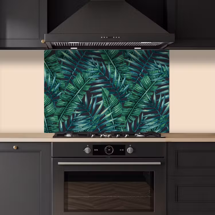 Jungle - Bladeren - Tropisch keuken achterwand spatscherm middel -sfeer1