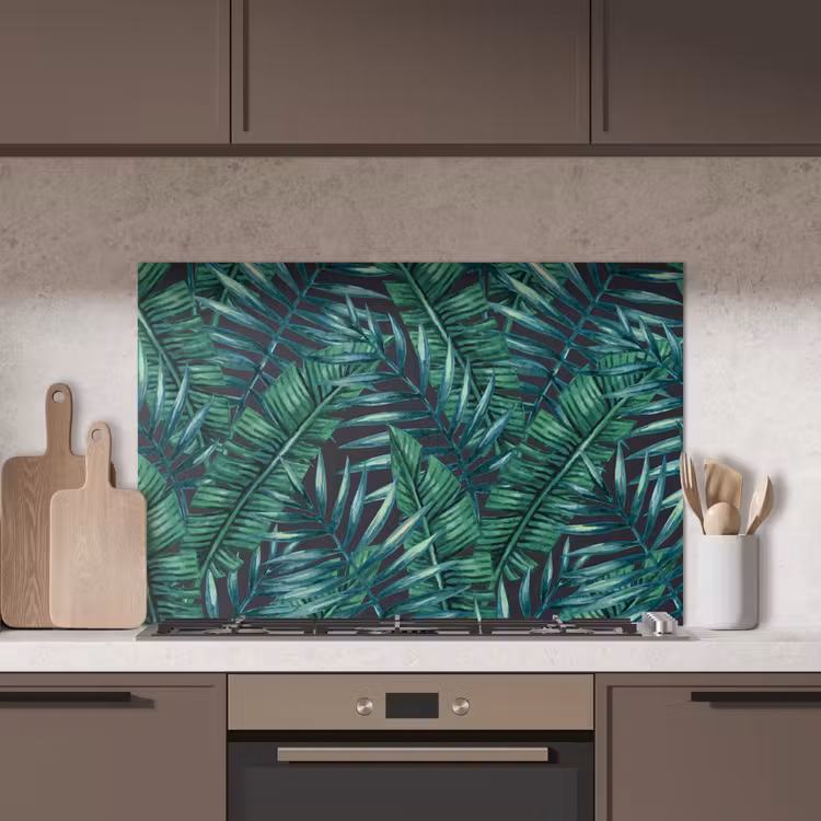 Jungle - Bladeren - Tropisch keuken achterwand spatscherm middel -sfeer2